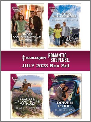 cover image of Harlequin Romantic Suspense July 2023--Box Set